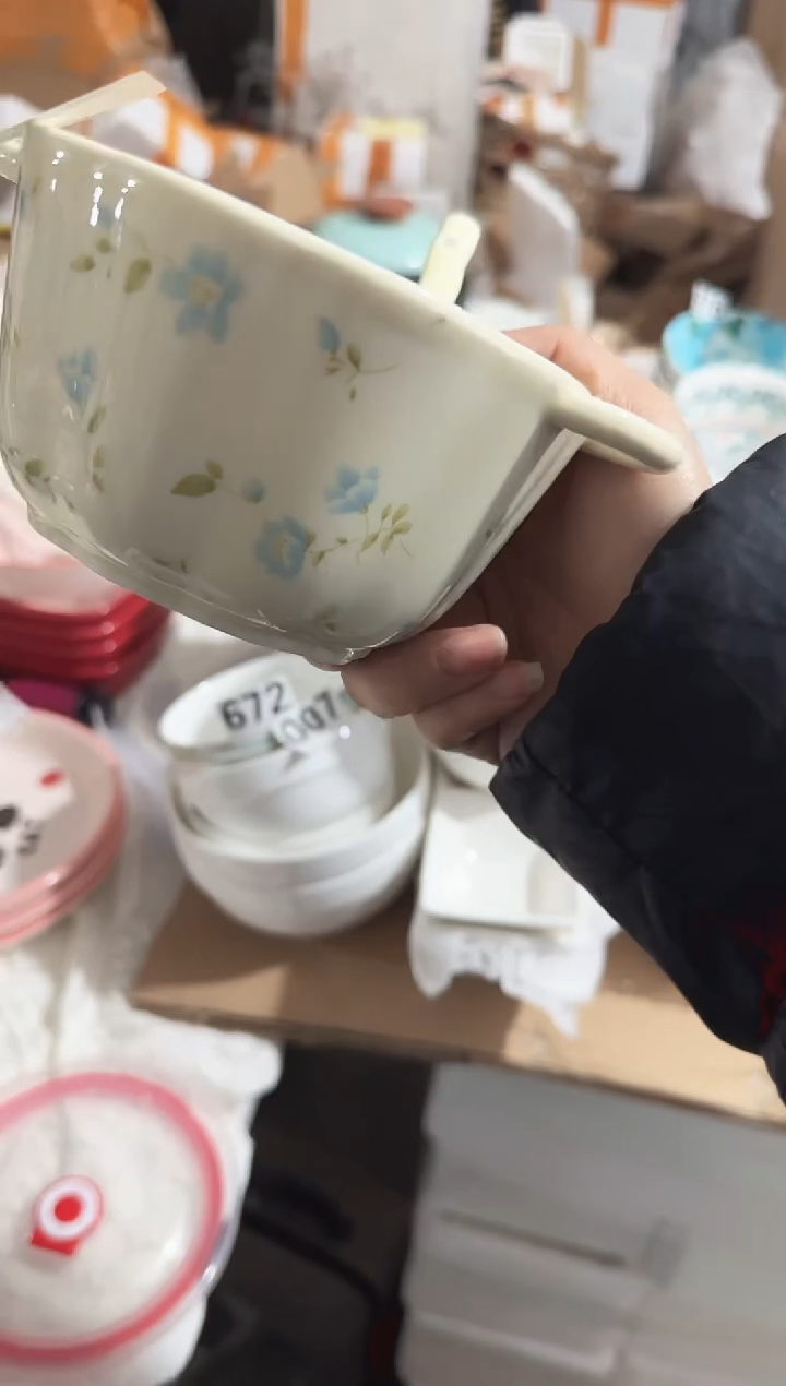 【6寸★1个】黑点针眼属正常陶瓷都有介意慎拍微瑕破损包赔