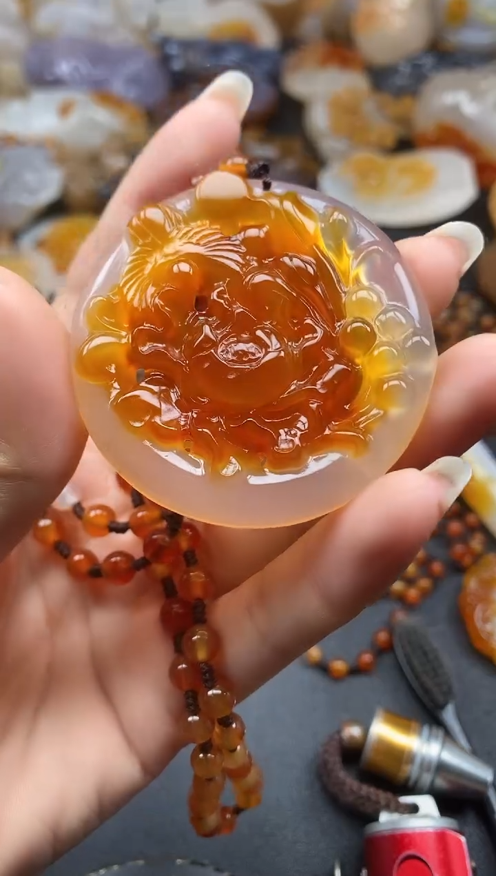 未镶嵌1玛瑙/玉髓忠*ll