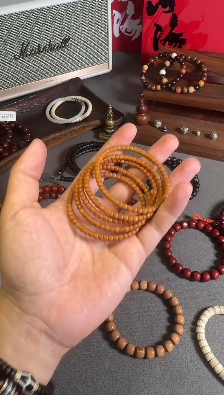 橄榄核吊坠老挝核单圈4.6mm