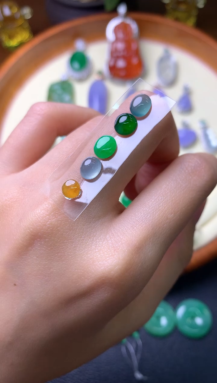 【闪购商品】定制翡翠未镶嵌裸石（镶嵌定制）