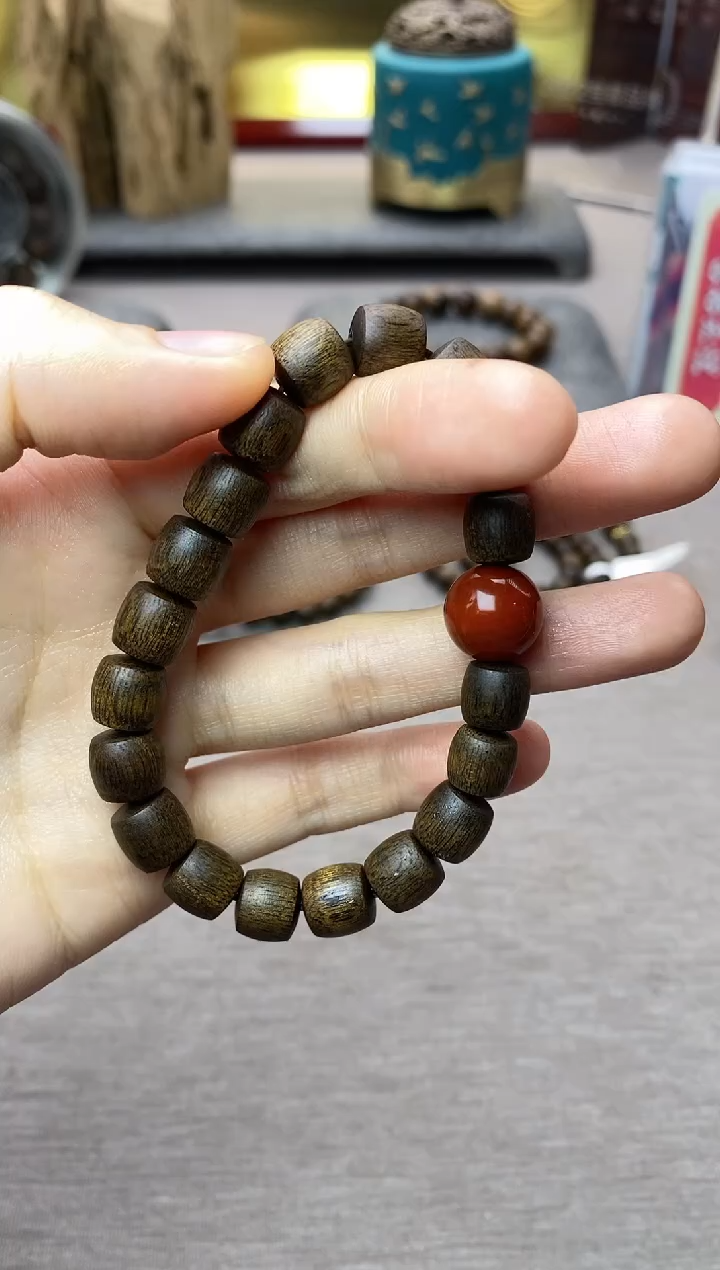 【闪购商品】沉香手串顺化紫棋楠8*8单圈沉水