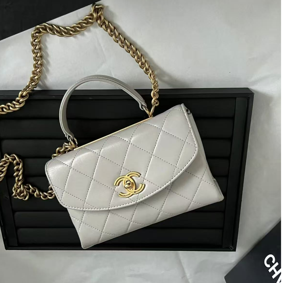 95新 Chanel/香奈儿  香奈儿 安洁利严选/BK0144613 斜挎包