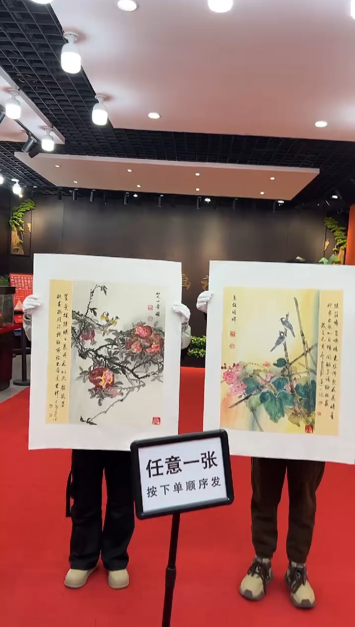 【闪购商品】国画道一老师亲笔绘画作品B13