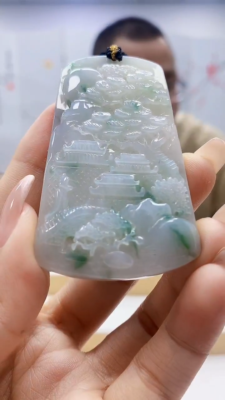 未镶嵌定制翡翠5167ty-毛货挂件55