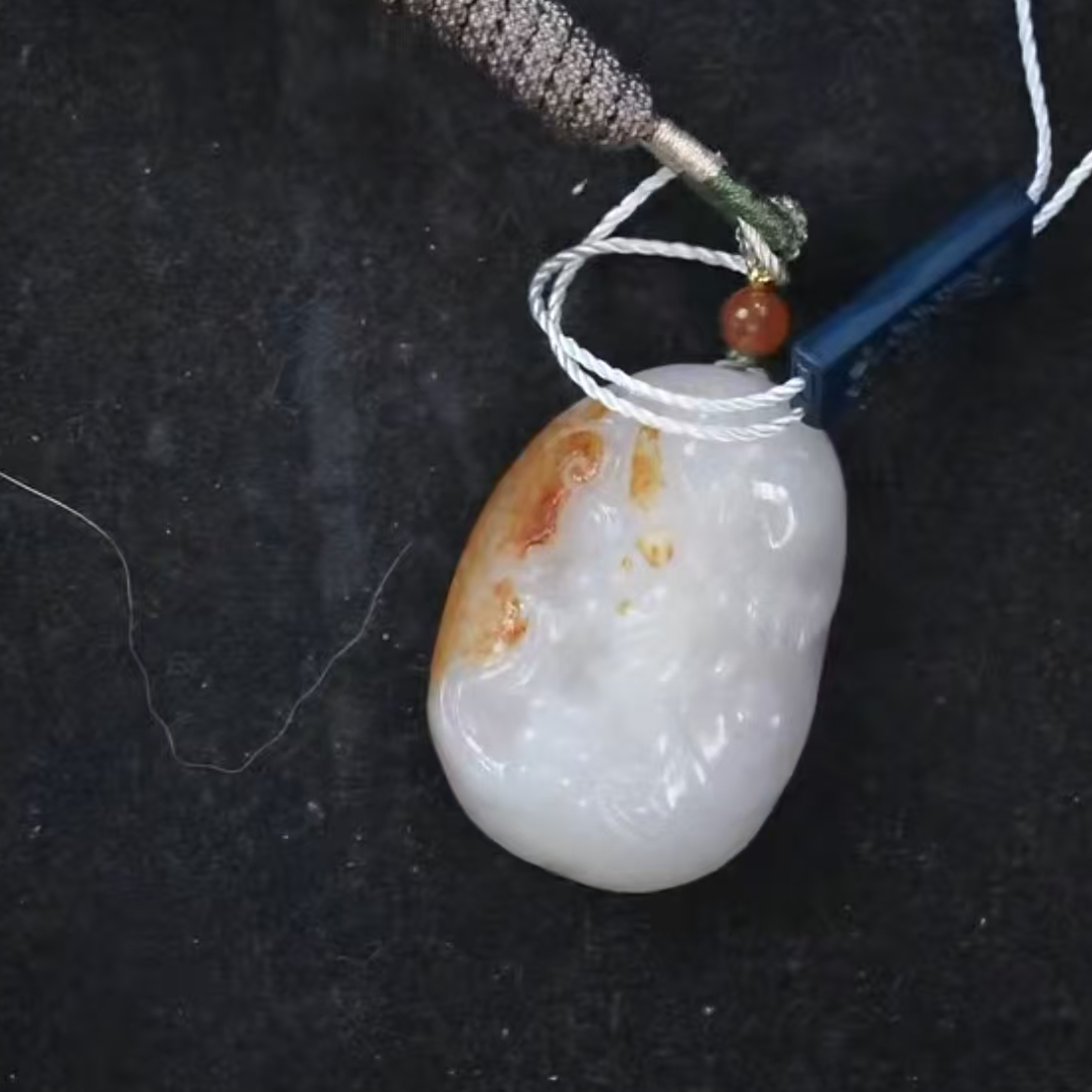 清代和田玉貔貅挂牌