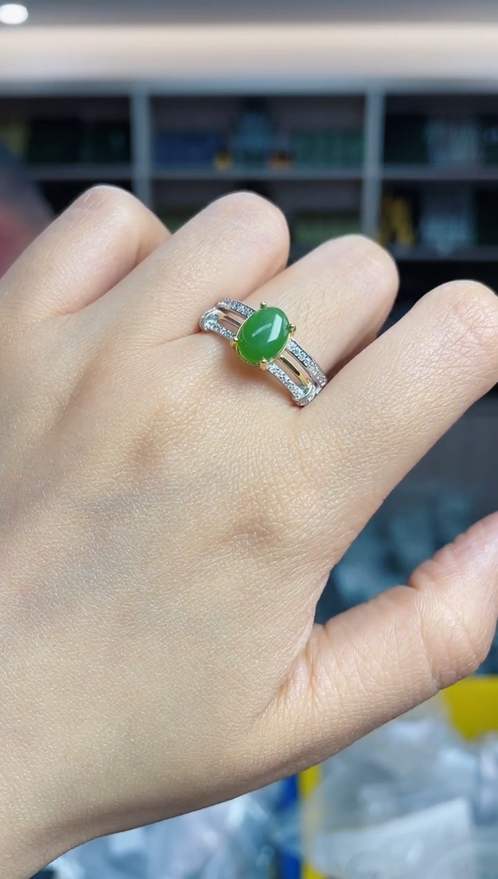 【闪购商品】和田玉`银S925镶嵌多样性发一件