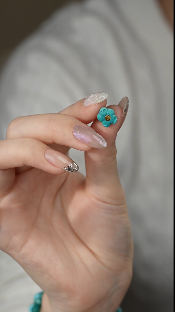 【闪购商品】绿松石配饰未镶嵌M08（多样性发一件）