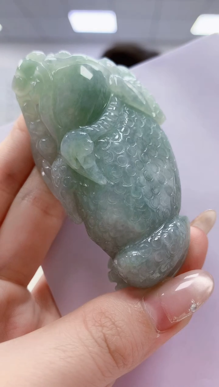 未镶嵌定制翡翠4688jw-毛货挂件133