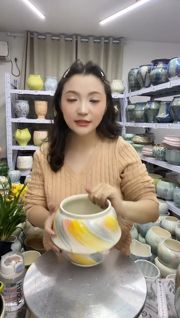 【花盆链接】  高 ：14 口：12