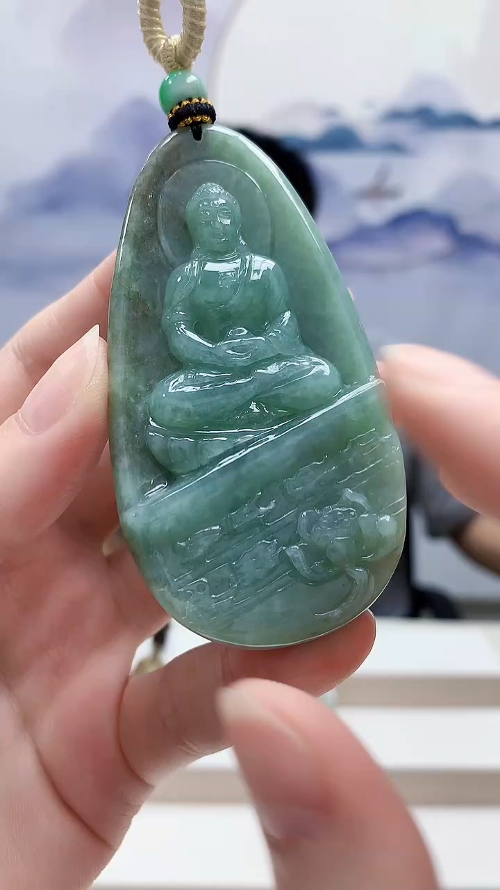 未镶嵌定制翡翠5028ry-毛货挂件14