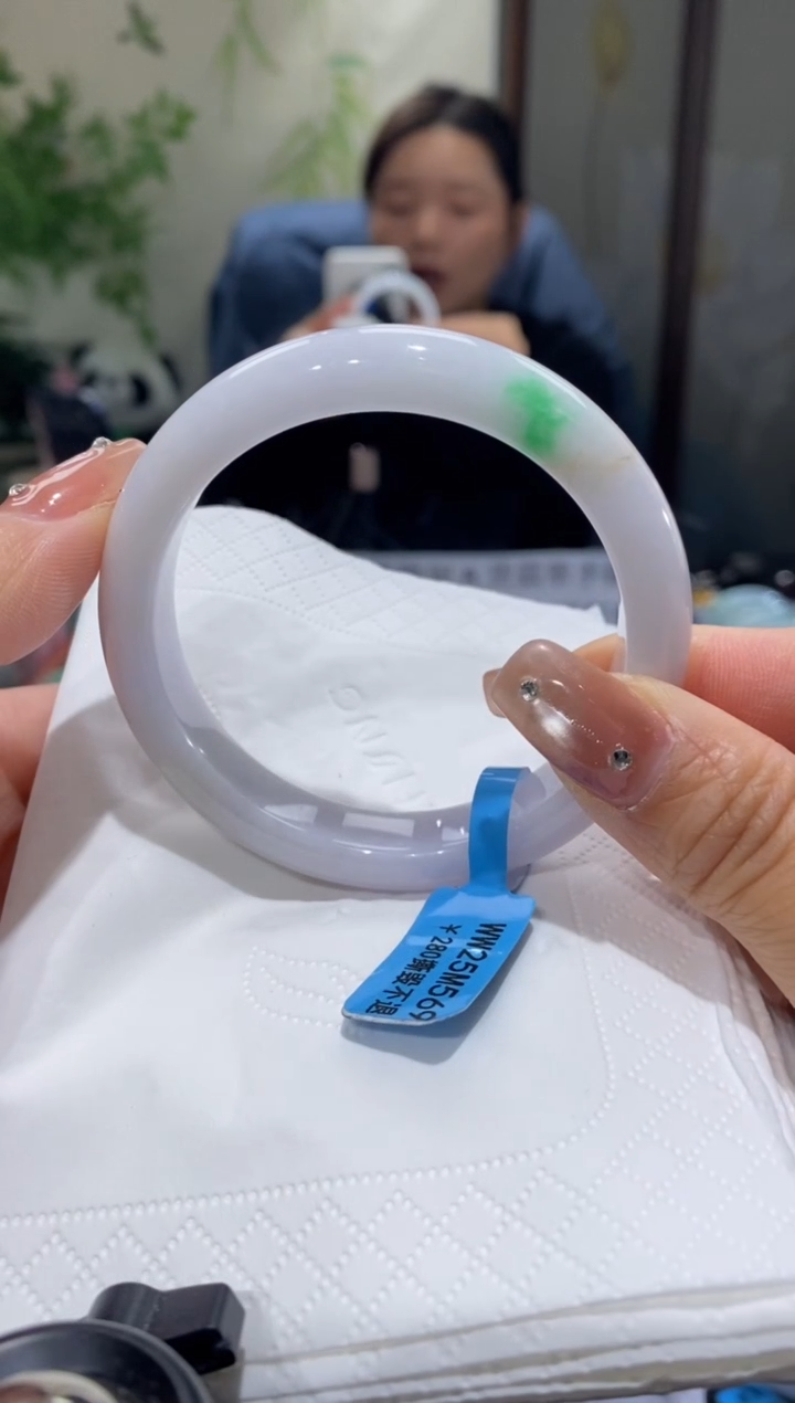 未镶嵌手镯翡翠圈口56.5