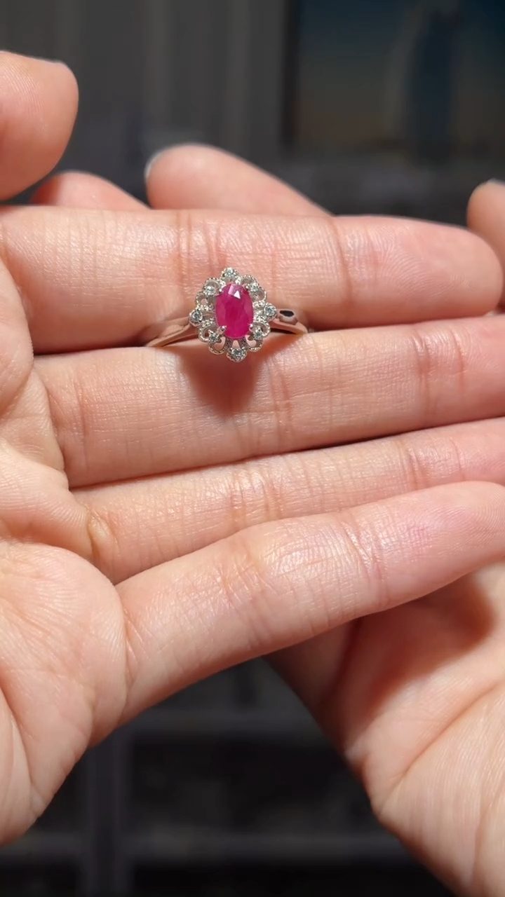 银S925镶嵌其他红宝石（扎德严选）