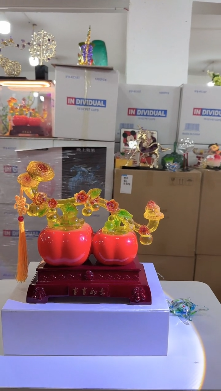 【闪购商品】无铅玻璃甄选花器-m-早