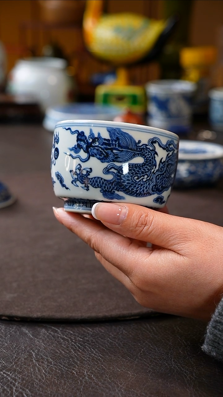 【闪购商品】雲林匠造龙纹缸杯