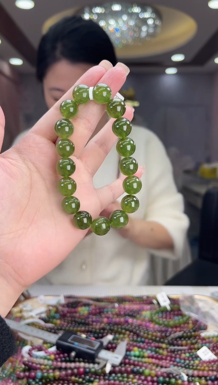 /未镶嵌碧玺12mm+碧玺单圈多样性发货