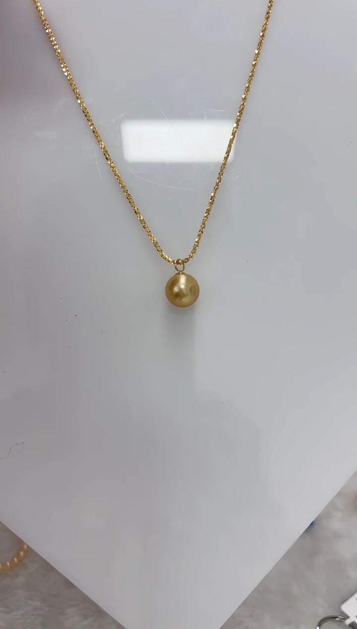 【闪购商品】海水珍珠DA18K金镶嵌吊坠 10 SS175