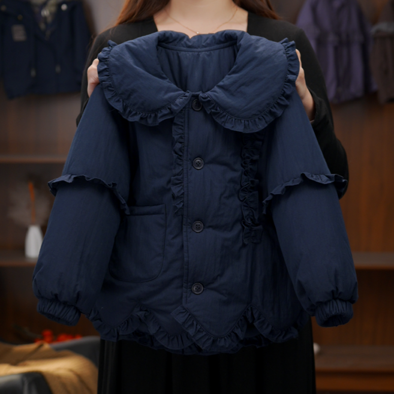 2025*亲子装棉服洋气显瘦保暖潮流宽松时尚小众百搭QZ279-3