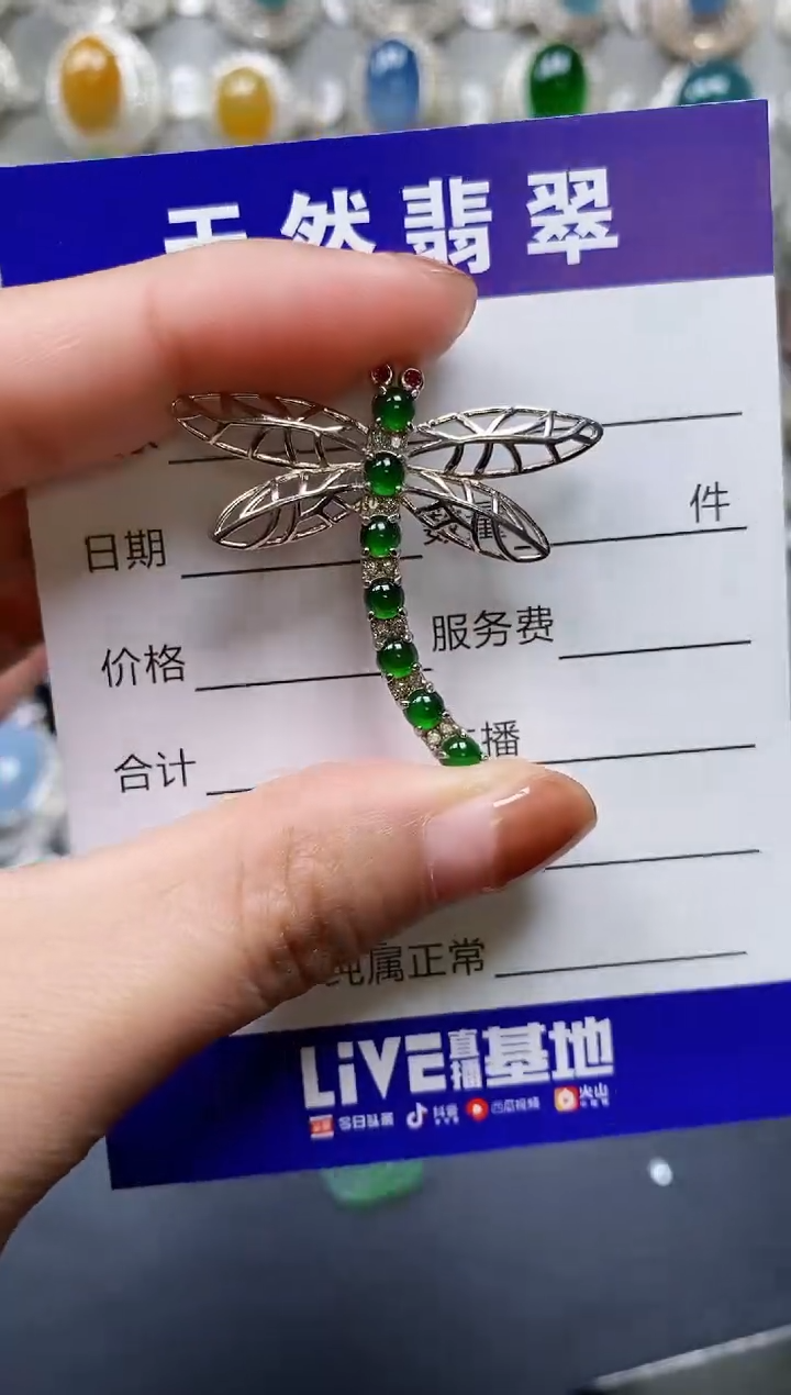 【闪购商品】翡翠颈饰银S925镶嵌0177