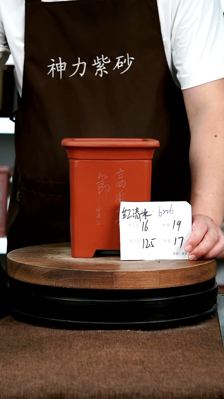 紫砂花盆花卉园艺6226