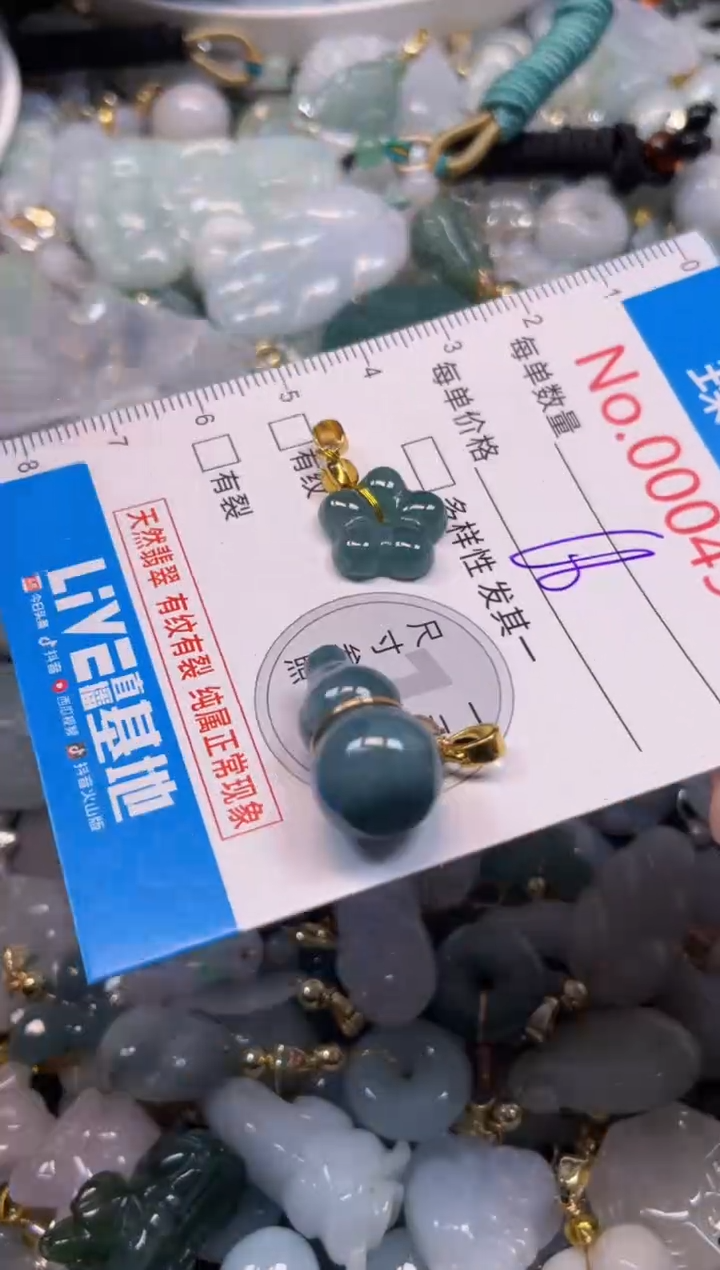 颈饰未镶嵌翡翠4974