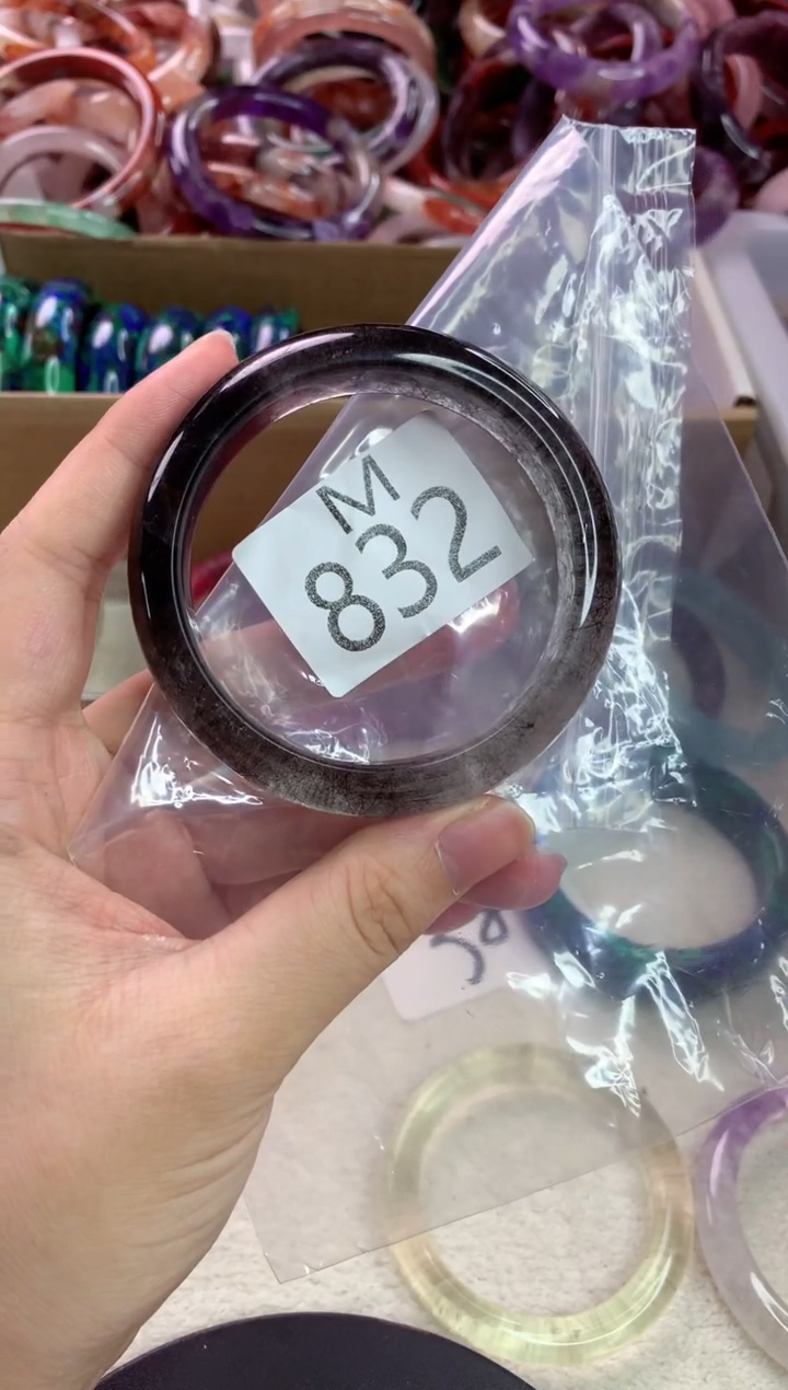 水晶手镯未镶嵌抹****儿M832-57