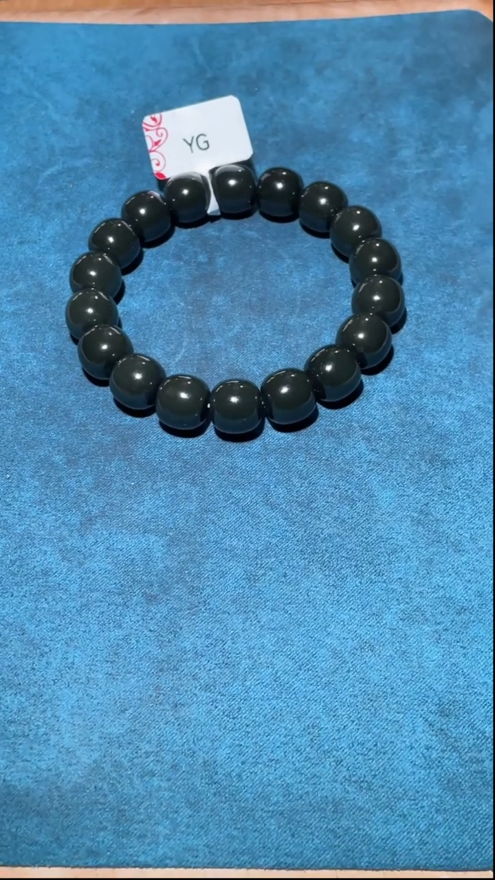 未镶嵌和田玉挂件YG   老型手串  卡12