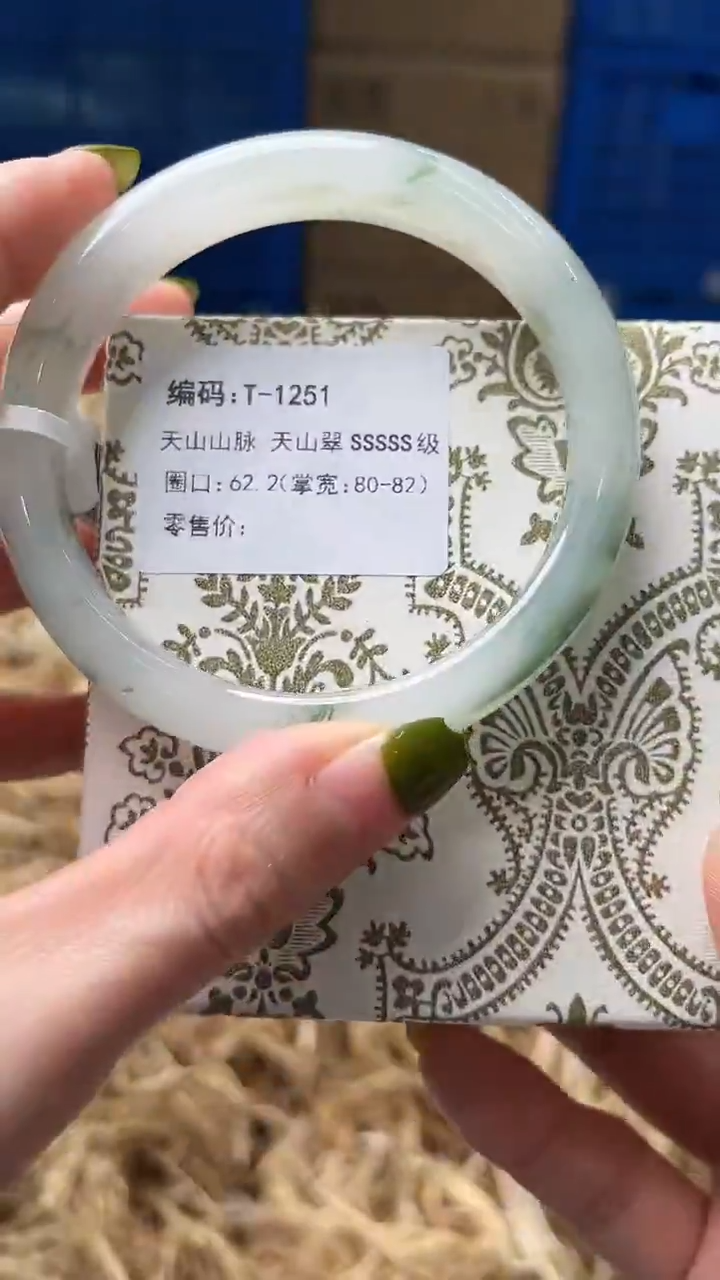 未镶嵌手镯石英质玉T1251