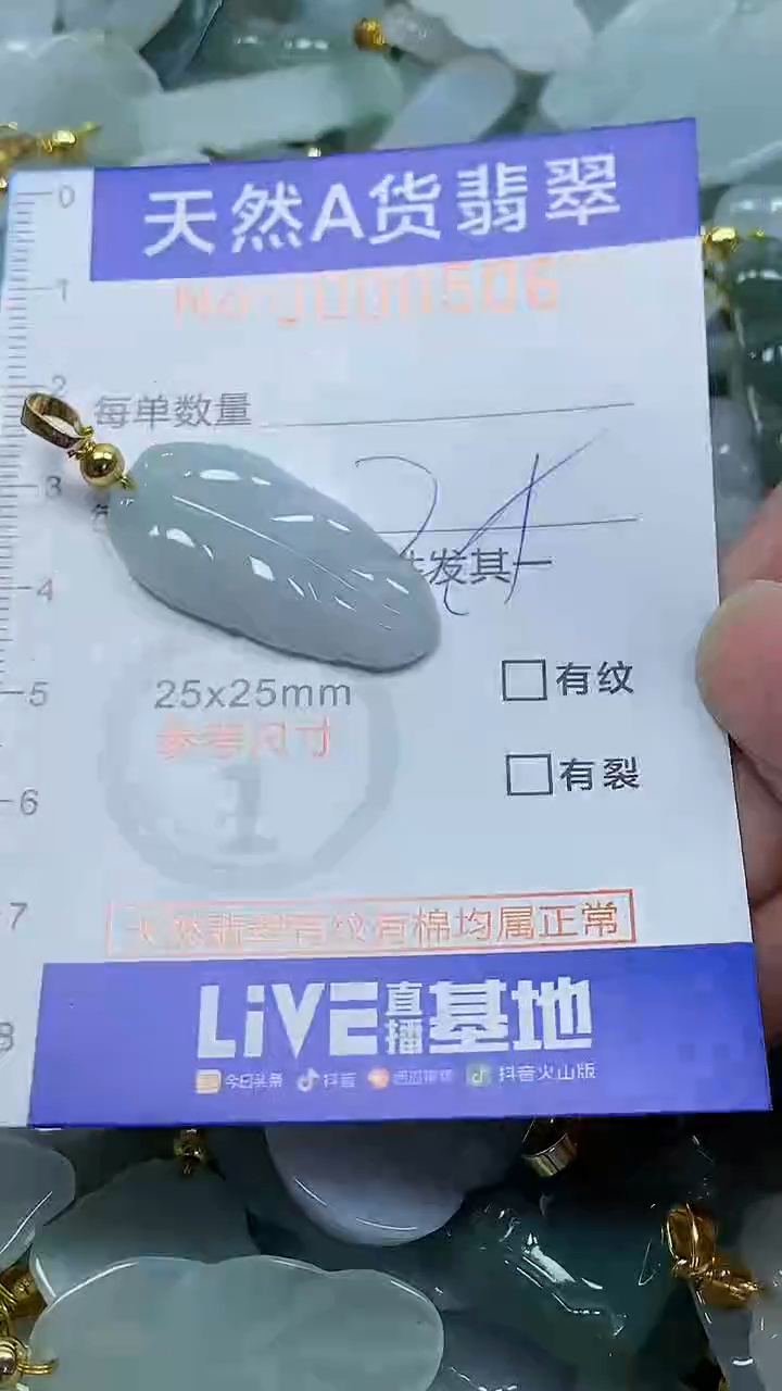 颈饰未镶嵌翡翠纯天然a货翡翠