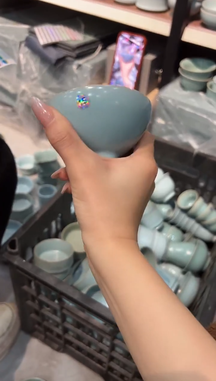 杯仿古花口杯大瑕16