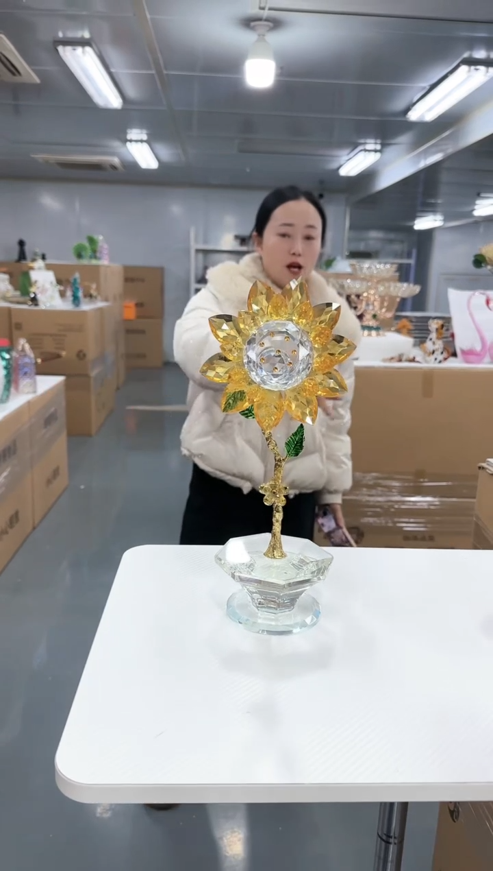 【闪购商品】玻璃金沃0000向日葵