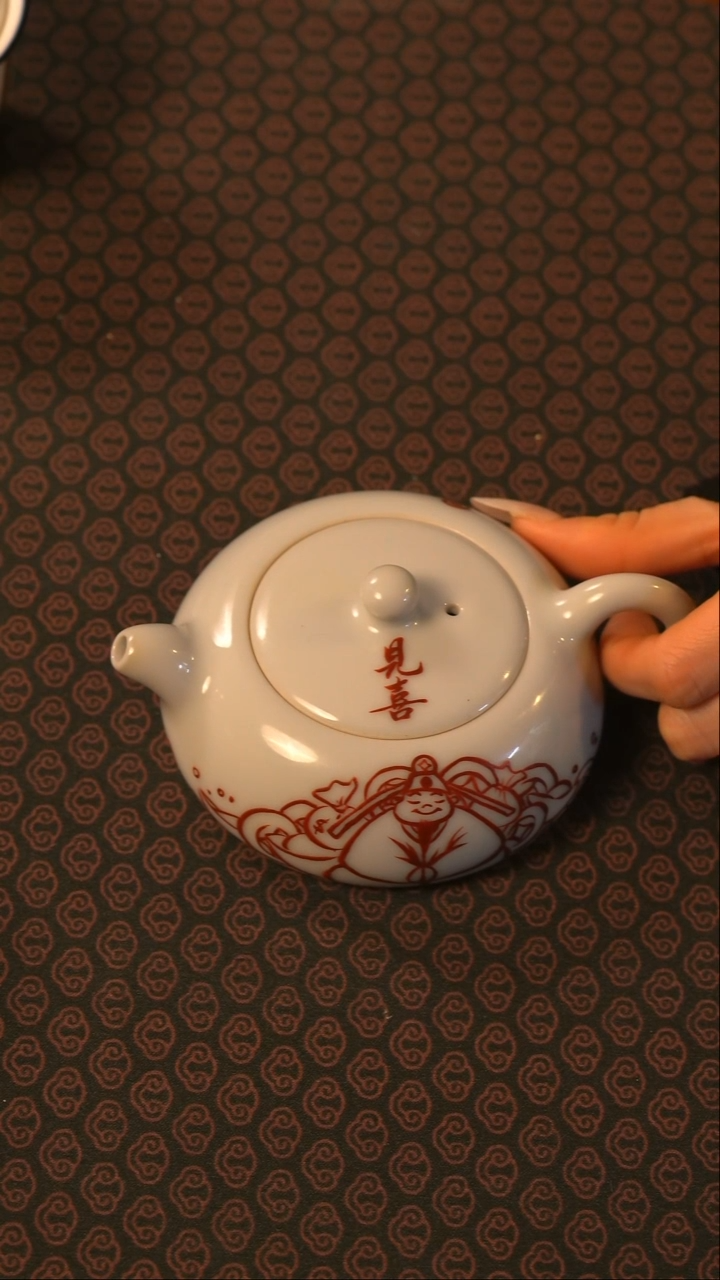 【闪购商品】【财财壶】手工手绘茶壶茶器