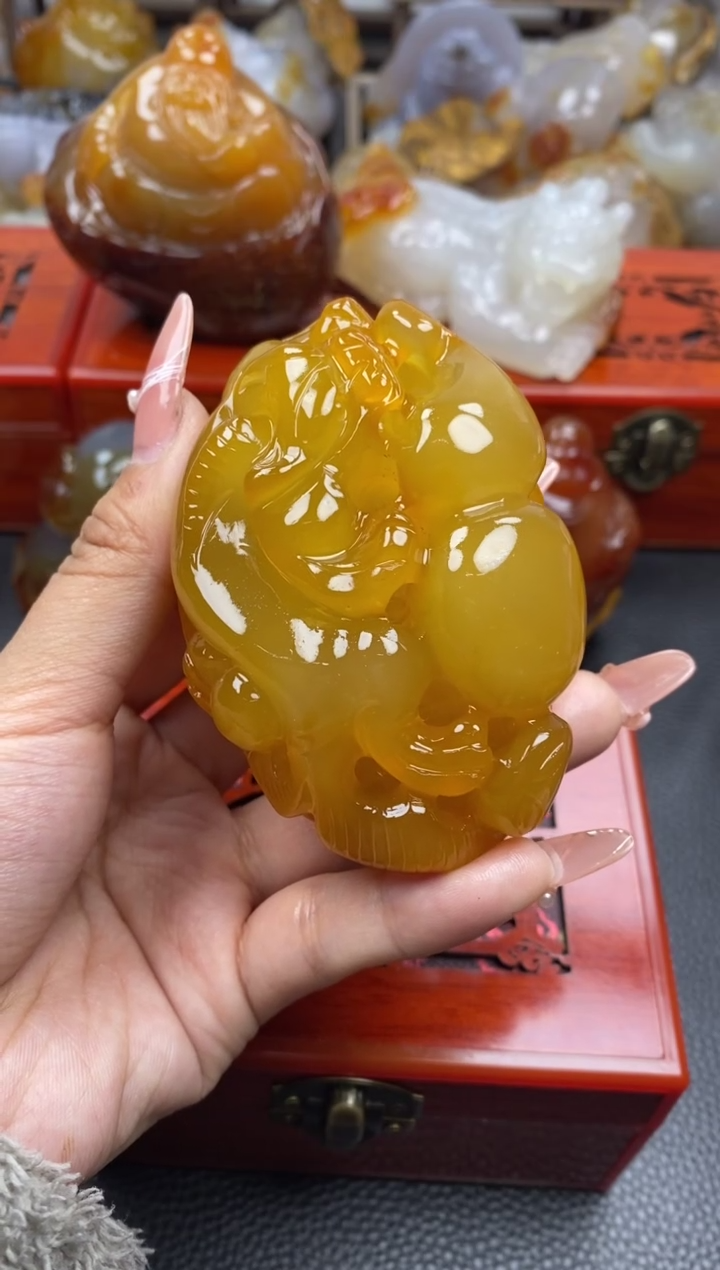【闪购商品】玛瑙/玉髓手把未镶嵌00