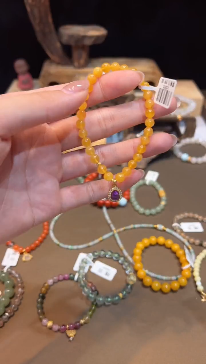 手饰琥珀未镶嵌手饰@@E6866