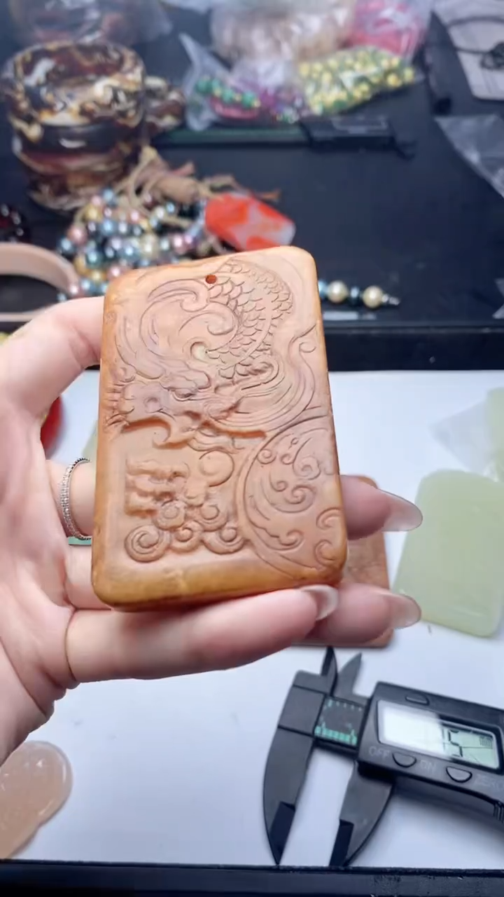 和田玉未镶嵌颈饰167