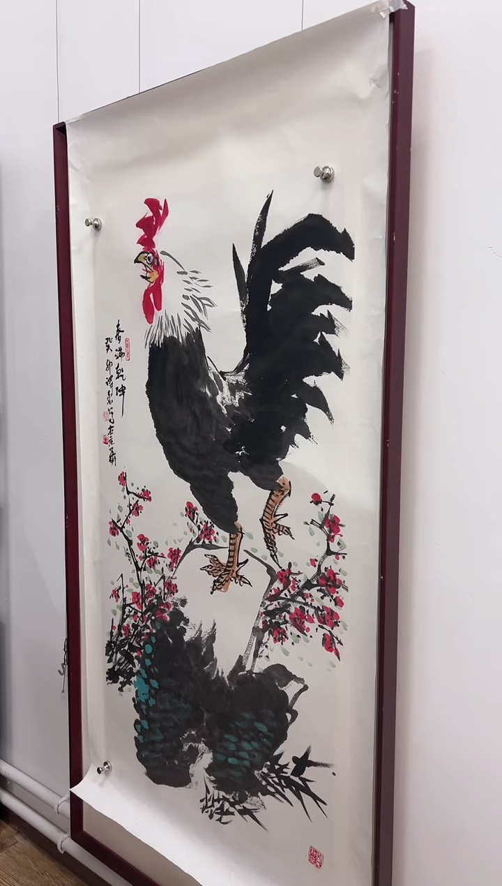 国画王泽喜8平尺斗方花鸟