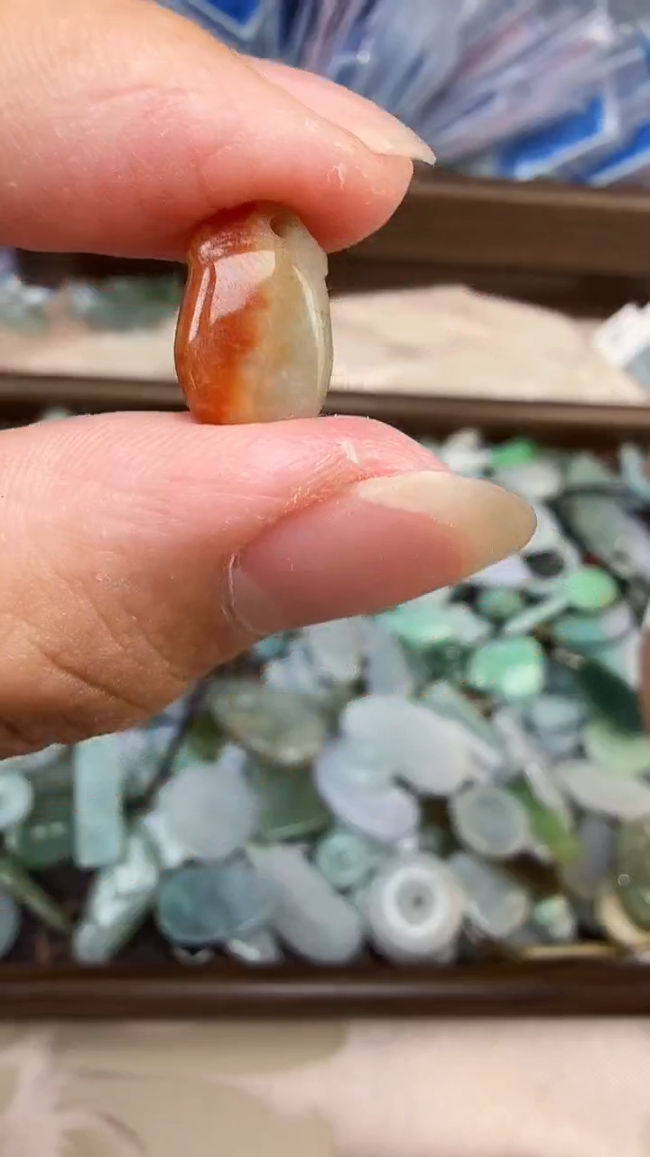 翡翠散珠纯天然缅甸A货翡翠