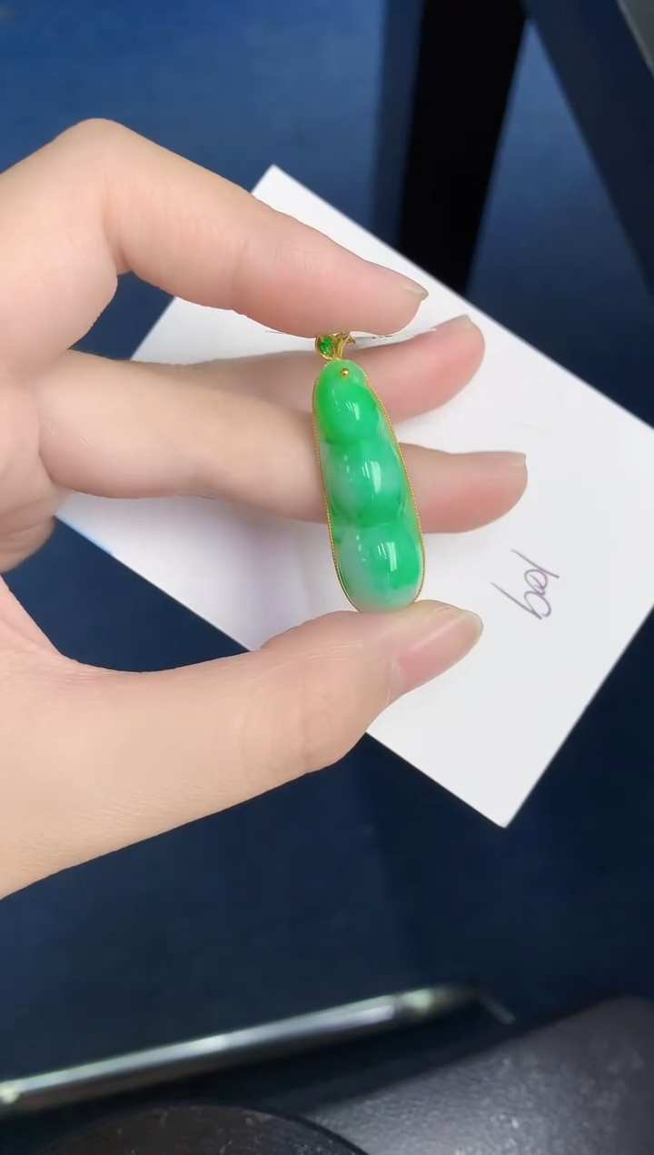 【闪购商品】翡翠颈饰18K金镶嵌000000000