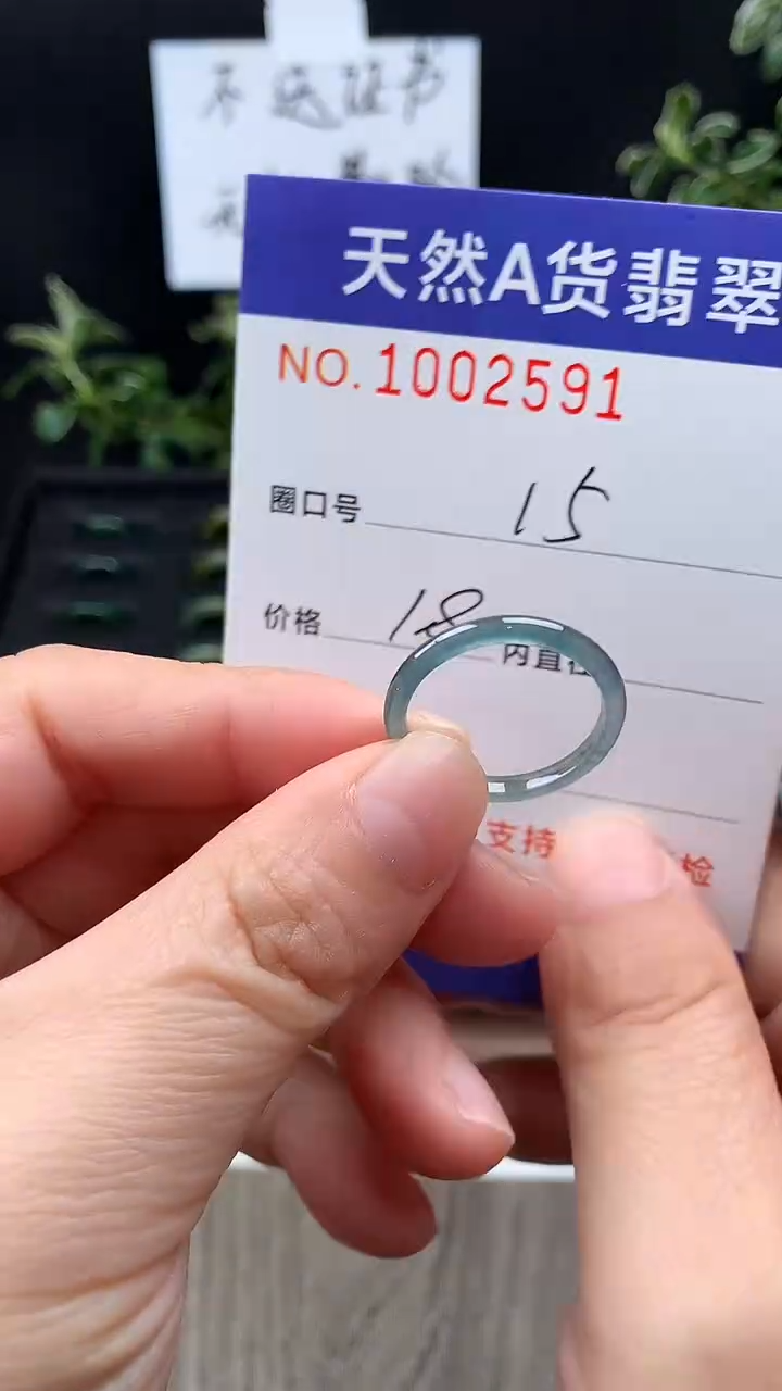 未镶嵌戒指翡翠15#