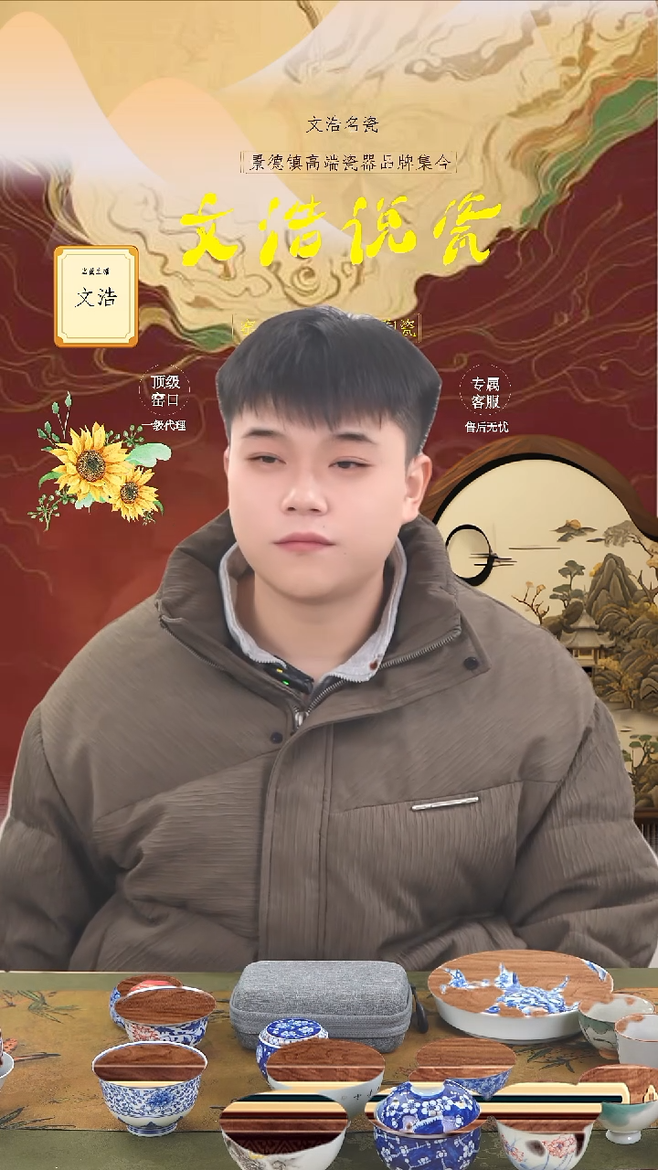 花鸟手绘品茗杯1