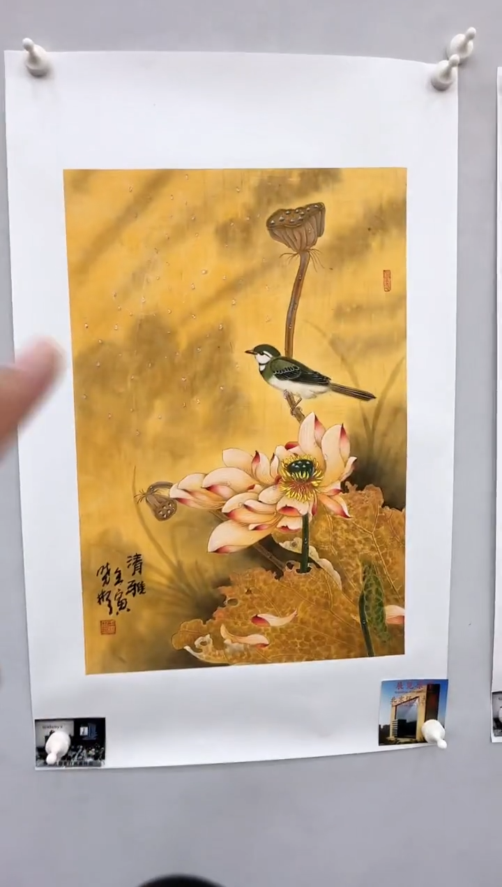 国画王晓彬老师2.7平尺花鸟