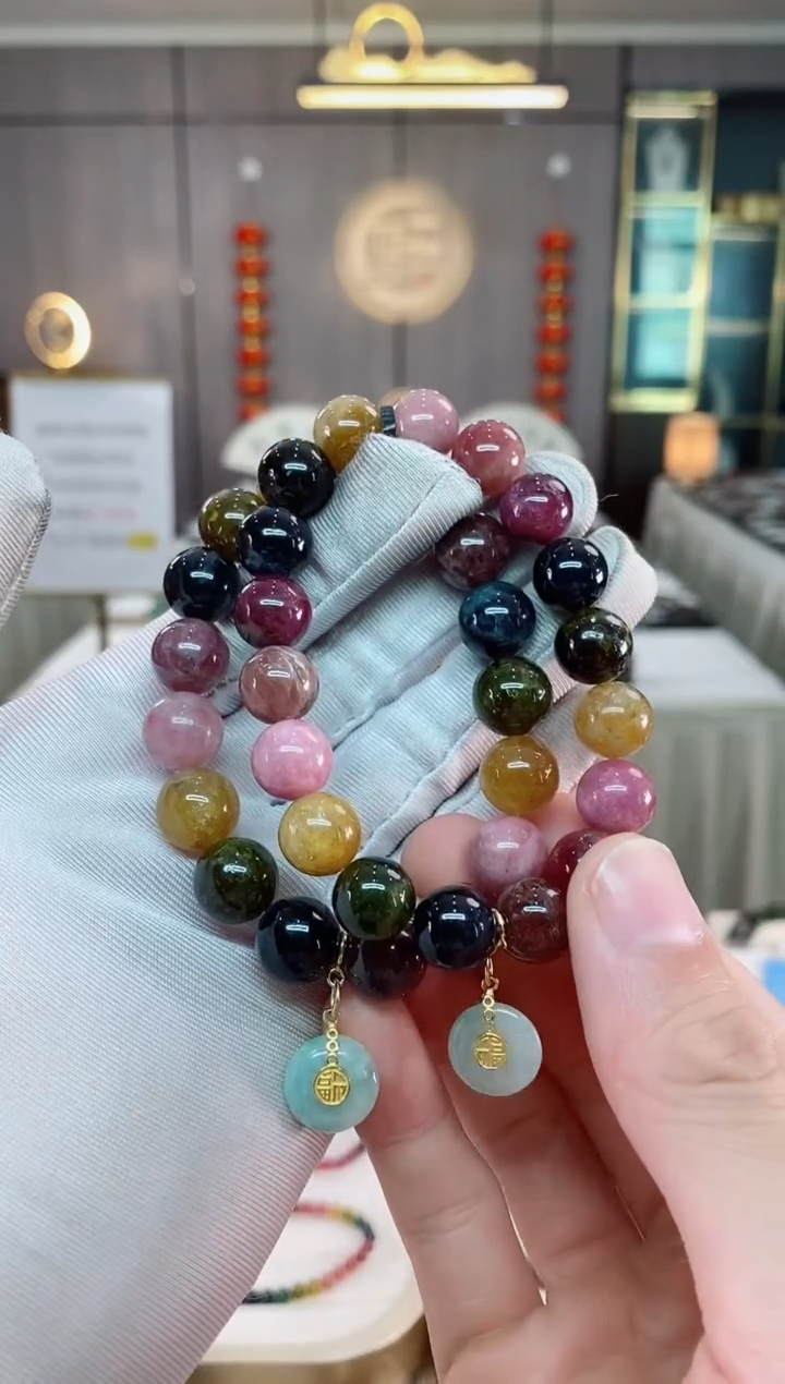 【闪购商品】单圈手串11mm+未镶嵌碧玺（多样性发一条）xion