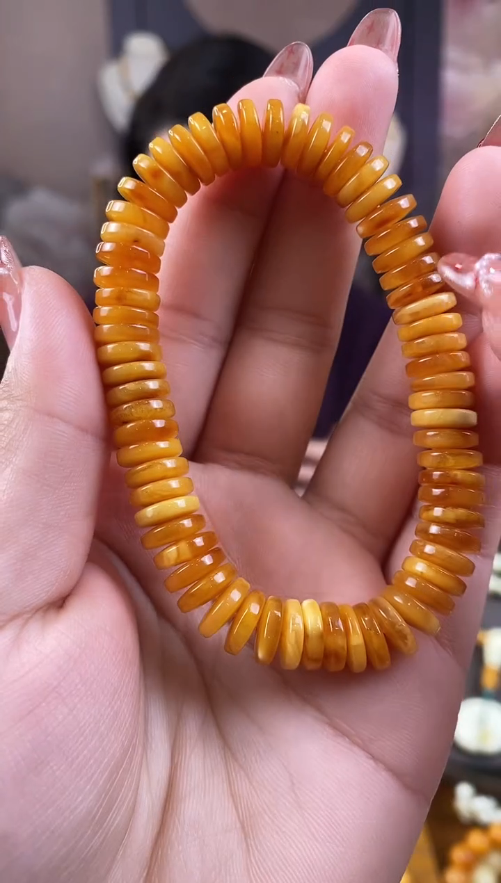 【闪购商品】蜜蜡颈饰未镶嵌LO12060002琥珀蜜蜡