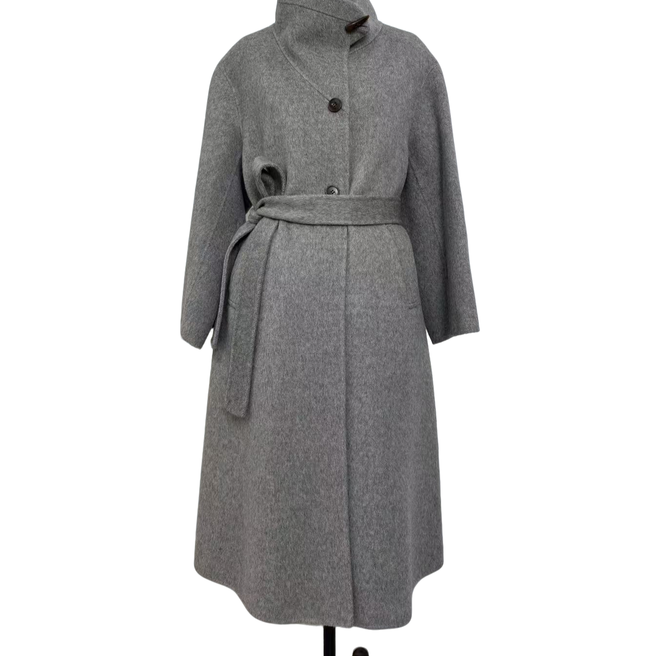 秋冬女士  法式极简风  时尚可翻可立 领 双面休闲长大衣