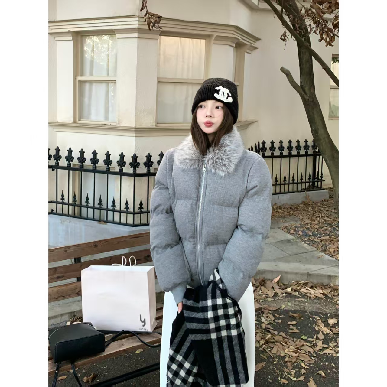 H1692【轻氧】秋冬韩系高频百搭通勤日常宽松外套女