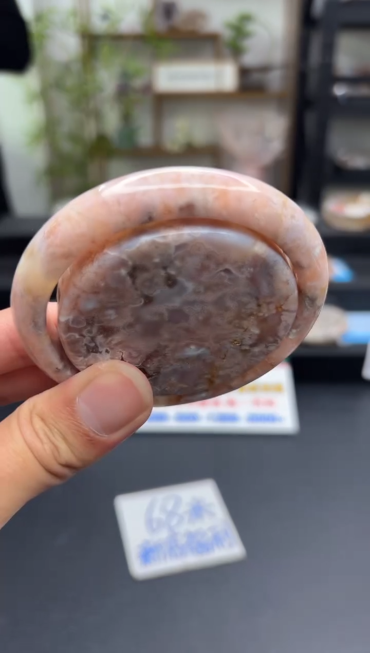 【闪购商品】石英质玉手镯未镶嵌A1021 (59圈赠送镯心)