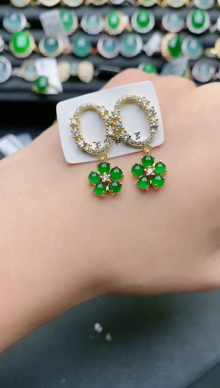 【闪购商品】翡翠戒指银S925镶嵌1111111