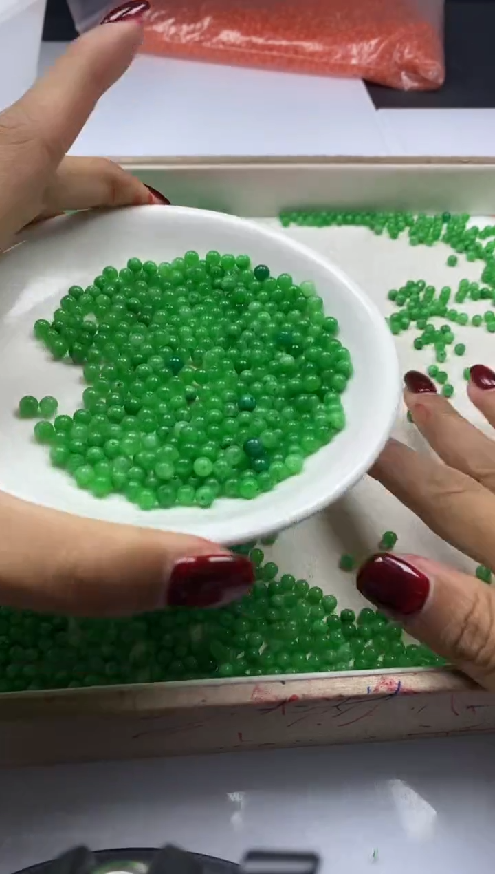 【闪购商品】玛瑙/玉髓颈饰未镶嵌W14干青4mm*100颗