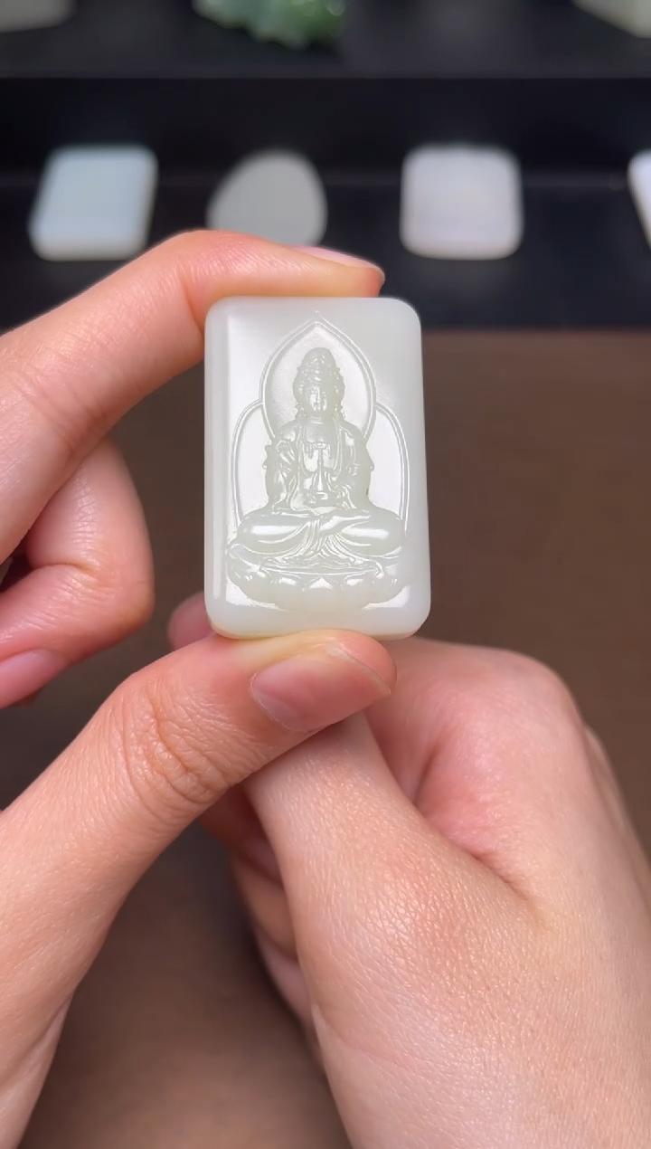 和田玉未镶嵌颈饰29