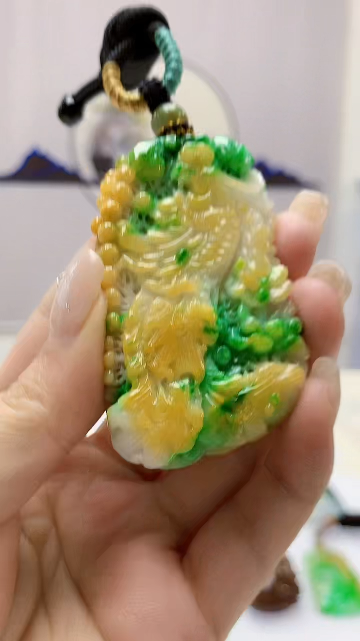 定制翡翠未镶嵌4917ms-毛货47凤凰