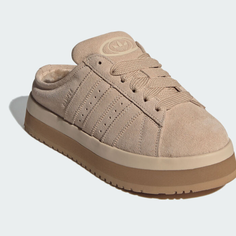 【滔搏联动】Adidas阿迪达斯三叶草流光风潮流加绒半拖JR3732